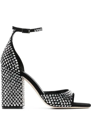 PARIS TEXAS Holly Fiona 100mm suede sandals