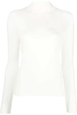 THEORY Ribbed-knit roll neck jumper