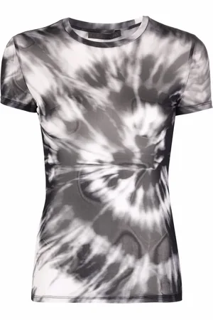 Philipp Plein Tie dye-print semi-sheer T-shirt