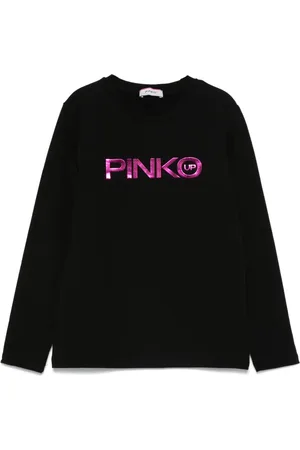 Pinko Metallic-logo T-shirt