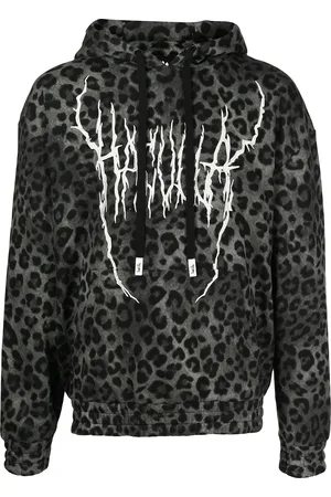 HACULLA Leopard-print logo hoodie