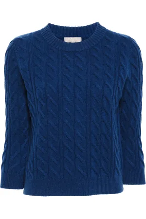 N.PEAL Cable-knit cashmere jumper
