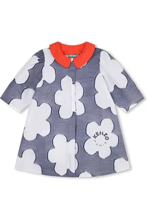 Kenzo Floral-print short-sleeve dress
