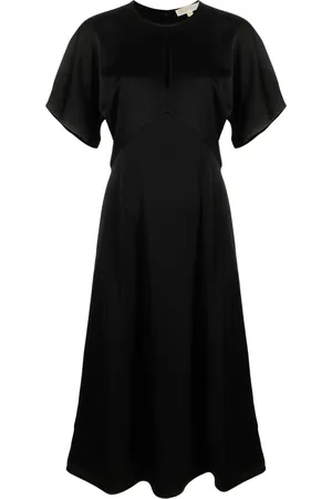 Michael Kors Flared satin midi dress
