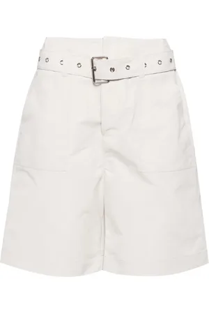 Izzue Knee-length twill shorts