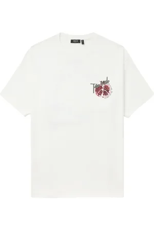 FIVE CM Pomegranate-print cotton T-shirt