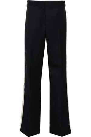 Palm Angels High-waist straight-leg trousers