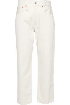 R13 Mid-rise boyfriend-cut trousers