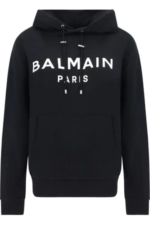 Balmain Logo print hoodie