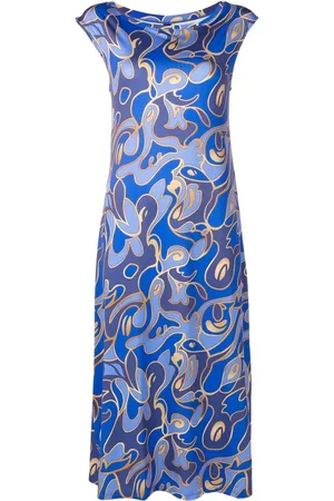 Lygia & Nanny Graphic-print scoop-neck dress