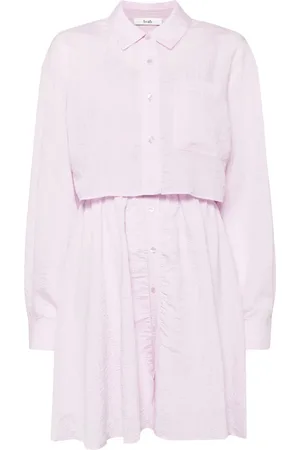B+AB Crinkled two-piece dress set