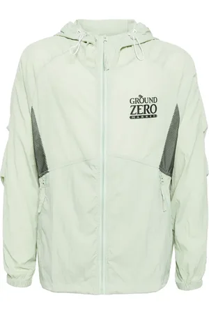 Ground Zero Logo-print lightweight jacket
