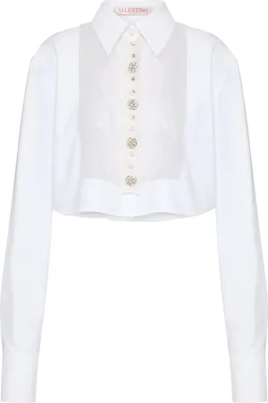 VALENTINO GARAVANI Embroidered poplin shirt