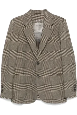 Circolo Prince-of-Wales-check blazer