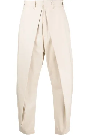 MARCELO BURLON Layered tapered trousers