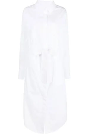Patou Belted long shirt dress