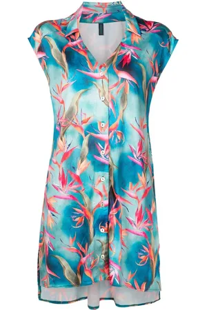 Lygia & Nanny Jamile-printed v-neck dress