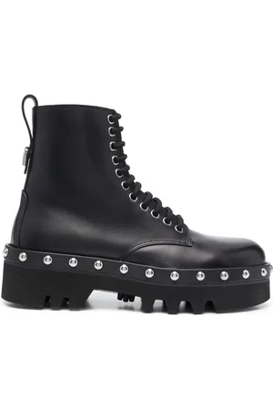 Furla Studded lace-up boots