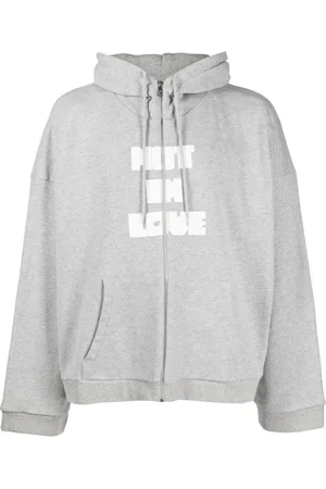 Natasha Zinko Text-print hooded jacket