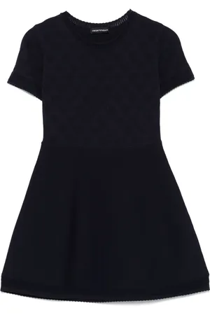 Emporio Armani Logo-jacquard dress