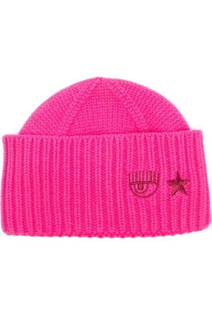 Chiara Ferragni Eye Star-embroidered ribbed beanie