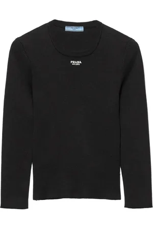 Prada Cotton crew-neck top