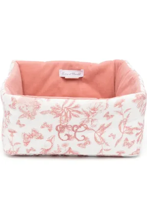 Tartine Et Chocolat Graphic-print logo-embroidery basket