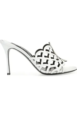 Sergio Rossi Sr Mermaid 90mm leather mules