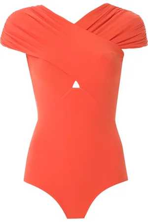 AMIR SLAMA Ruched panelled body