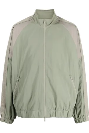 FIVE CM Panelled high-neck jacket