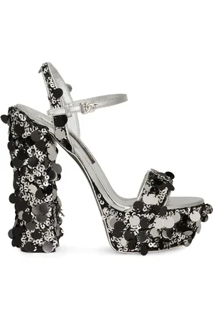 Dolce & Gabbana 105mm sequinned sandals