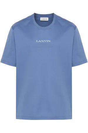 Lanvin Logo-embroidered cotton T-shirt