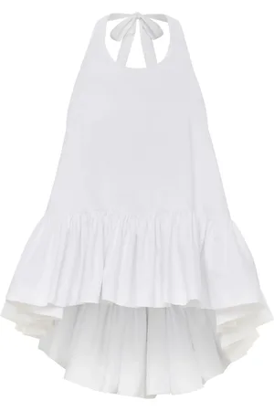 Azeeza Winston poplin halterneck top