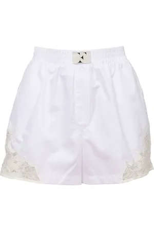 FLEUR DU MAL Poplin boxer shorts