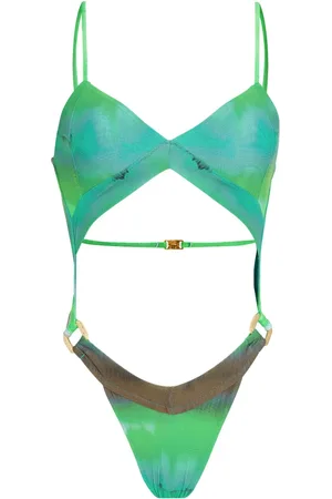 AMIR SLAMA X Jade Jade tie-dye swimsuit