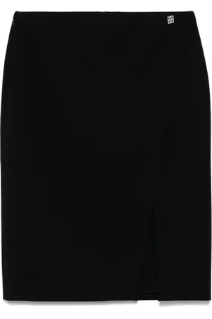 Givenchy 4G Liquid-detail wool skirt