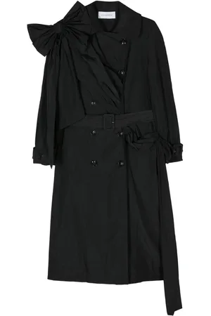 Viktor & Rolf Bow-detail draped trench coat