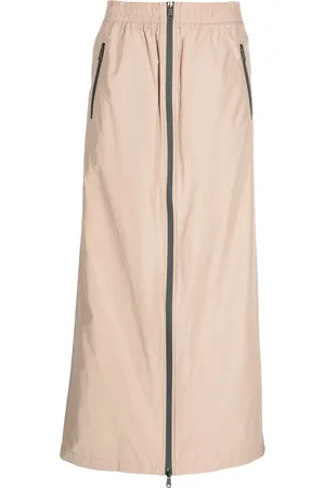 Brunello Cucinelli Two-way zip-up maxi skirt