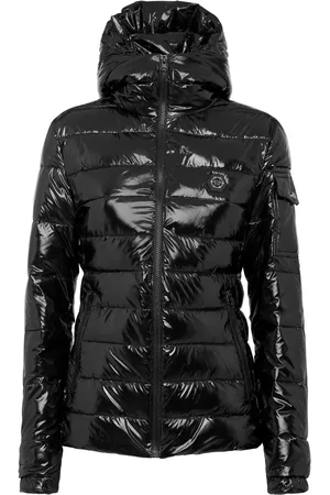 Philipp Plein Logo-plaque puffer jacket