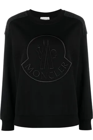 Moncler Logo-embroidered cotton-blend sweatshirt