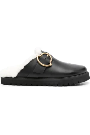Moncler Bell leather mules