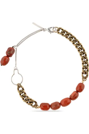 DRIES VAN NOTEN Colour-block multi-chain necklace