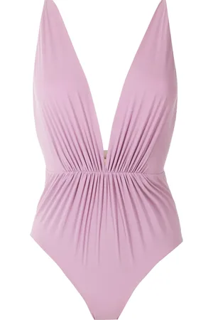 CLUBE BOSSA Clavert plunging neck one-piece