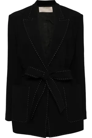Elie saab Topstitch blazer