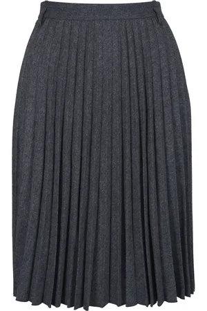 Vince Pleated midi skirt