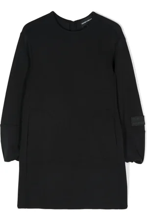 Emporio Armani Logo-patch mini dress