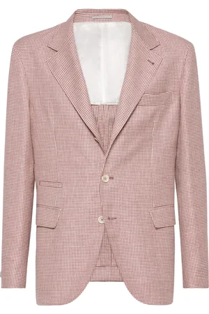 Brunello Cucinelli Houndstooth-pattern blazer