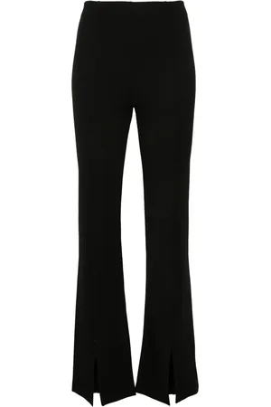 Maje Split-detailed flared trousers
