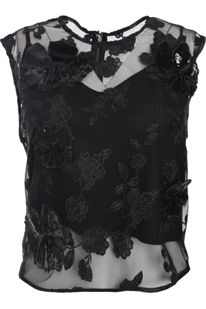 ROTATE Mesh flower top