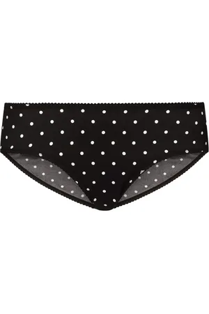 Dolce & Gabbana Polka-dot silk-blend briefs